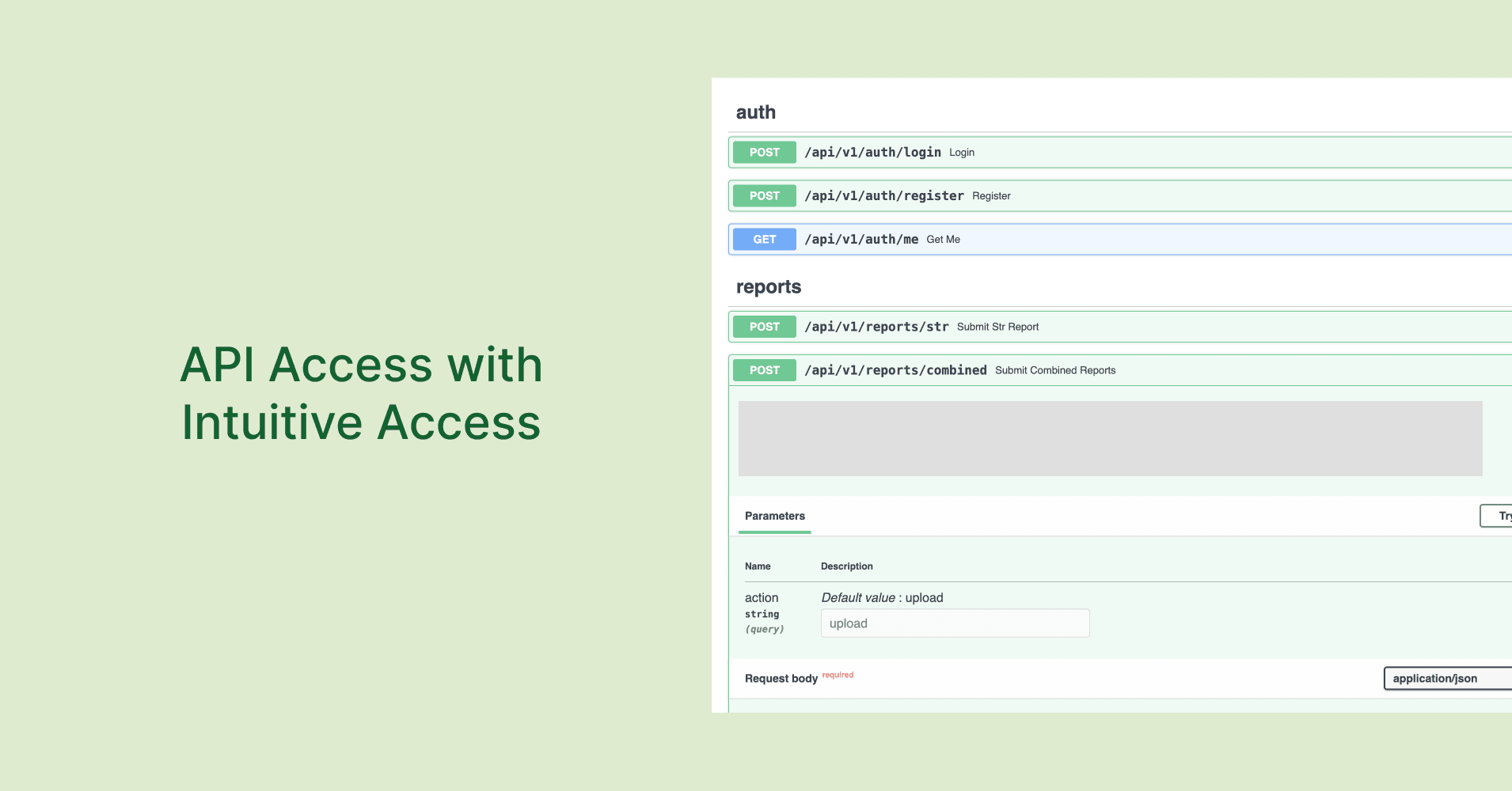 Quantoflow integration options: drag-and-drop CSV upload and REST API for automated FINTRAC compliance filing